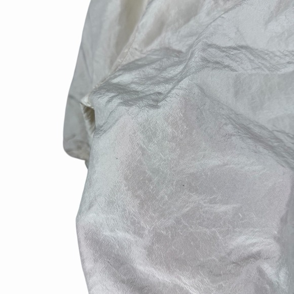 Krista Larson 100% Silk Cream Ivory Shirt Blouse OS Made in USA - Picture 14 of 16